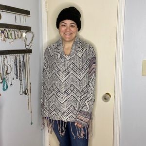 Mossimo Fringe Sweater